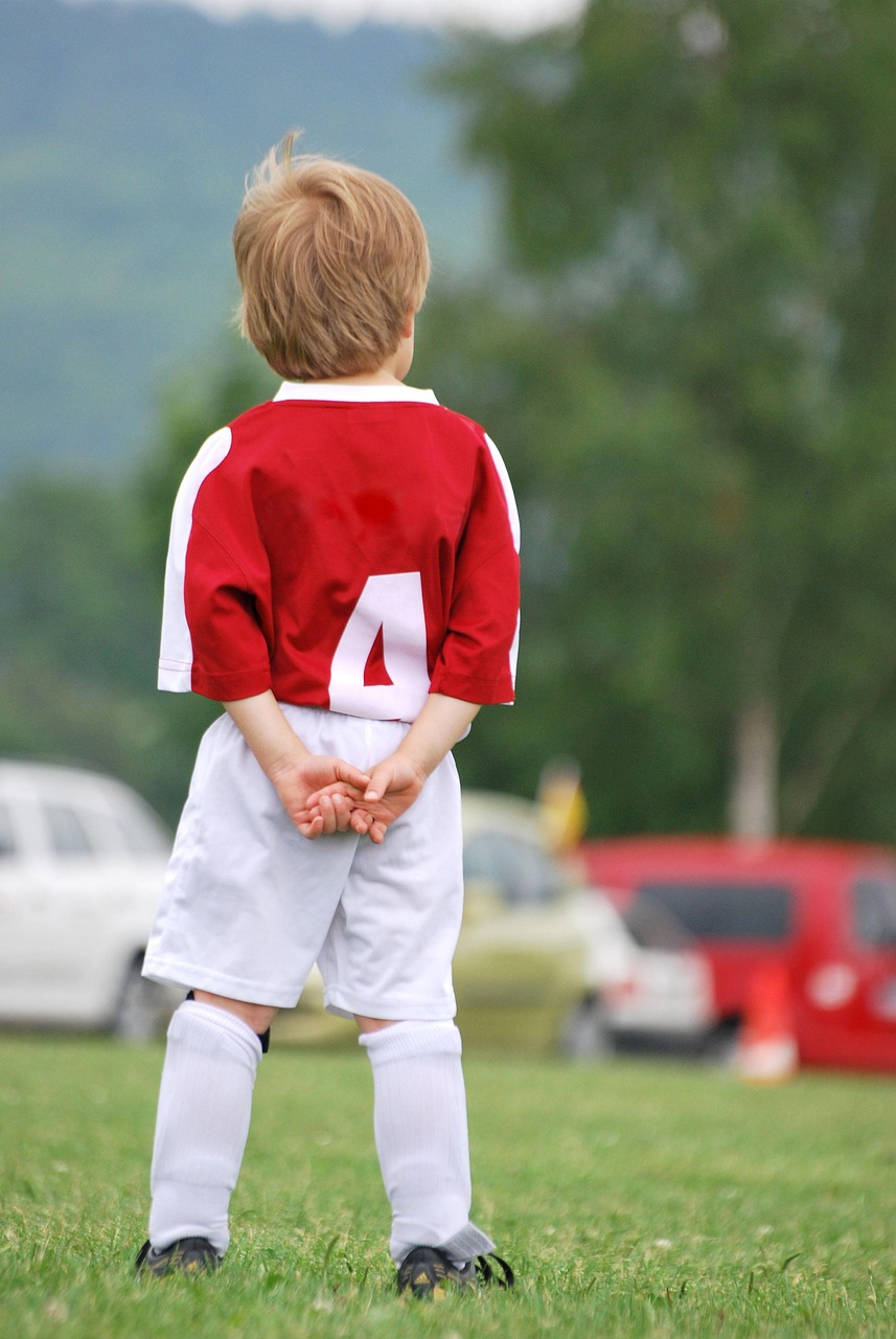 soccer, child, grass, football player, soccer team, nature, sports, goalkeeper, fans